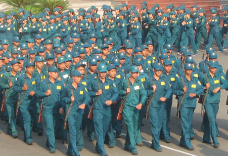Hồ sơ khen thưởng trong lực lượng dân quân tự vệ