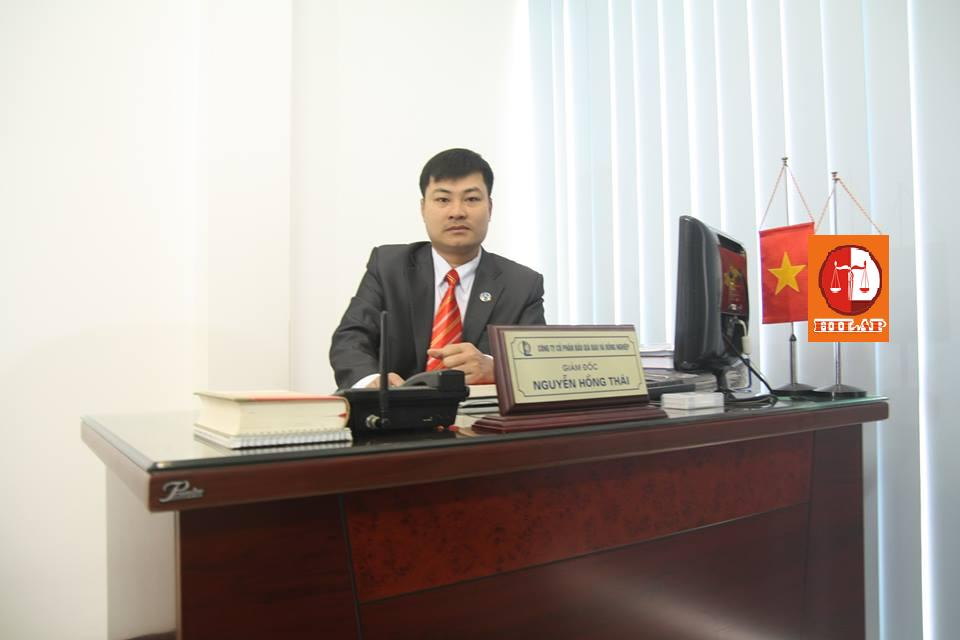 Luật sư Nguyễn Hồng Thái, giám đốc công ty luật Hồng Thái và đồng nghiệp, Đoàn luật sư TP Hà Nội