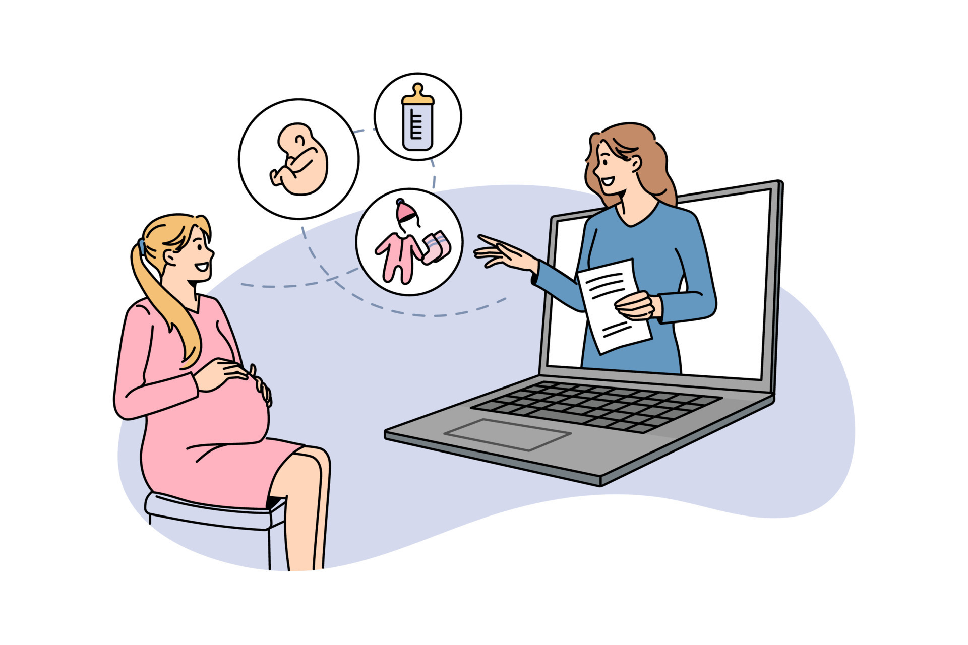 Can a person receive maternity benefits if he/she has received