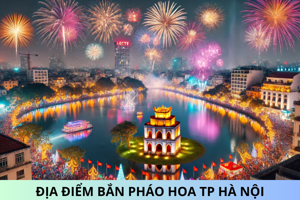 Fireworks locations during Lunar New Year 2025 in Hanoi City?