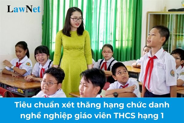 Từ 15/12/2024 quy định tiêu chuẩn xét thăng hạng chức danh nghề nghiệp giáo viên trung học cơ sở hạng 1 như thế nào?