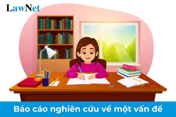 Mẫu báo cáo nghiên cứu về một vấn đề lớp 10? Thời lượng giảng dạy môn học cấp THPT trong cơ sở giáo dục nghề nghiệp?