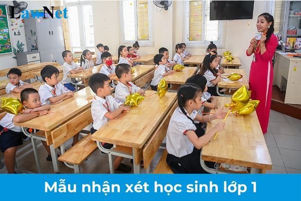 Mẫu nhận xét học sinh lớp 1 các môn học năm 2025 theo Thông tư 27? Học sinh lớp 1 được đánh giá thường xuyên ra sao?