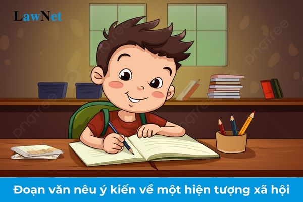 Mẫu viết đoạn văn nêu ý kiến về một hiện tượng xã hội lớp 5? 05 kiểu văn bản mà học sinh lớp 5 được học là gì?