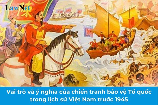 Analysis of the role and significance of national defense wars in Vietnamese history before 1945? Expected outcomes after students learn about national defense wars?