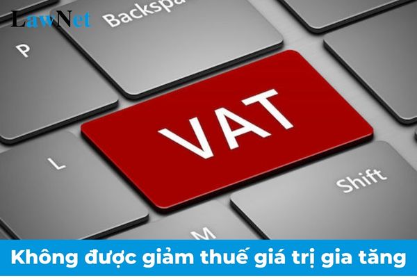 Các loại hàng hóa dịch vụ không được giảm thuế giá trị gia tăng trong 6 tháng đầu năm 2025?