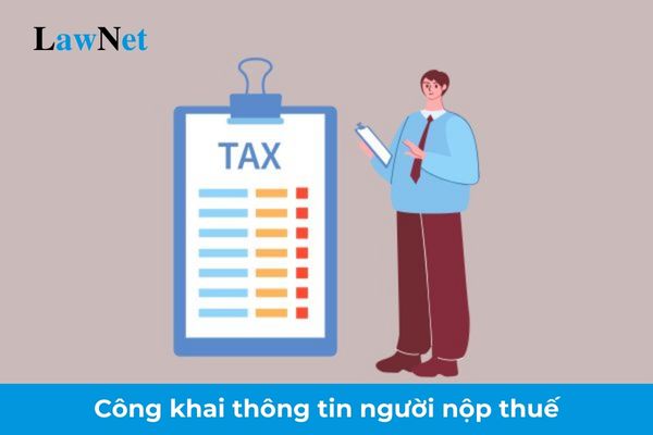 Người tiếp tay cho hành vi trốn thuế có bị công khai thông tin người nộp thuế không?