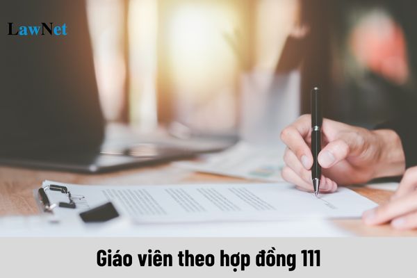 Giáo viên theo hợp đồng 111 áp dụng theo bảng lương viên chức hay lương tối thiểu vùng?