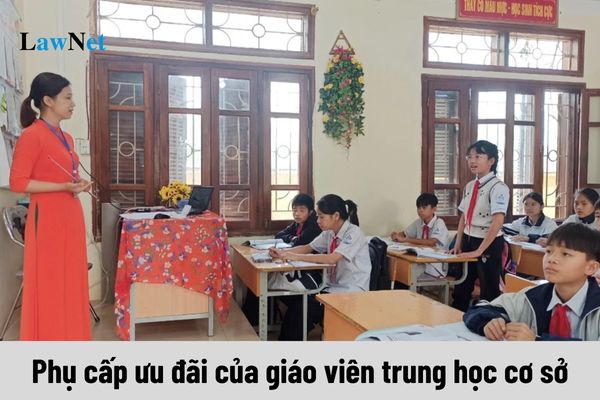 Mức hưởng phụ cấp ưu đãi của giáo viên trung học cơ sở là bao nhiêu?