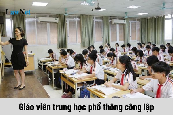 Giáo viên trung học phổ thông công lập có yêu cầu về trình độ đào tạo như thế nào?