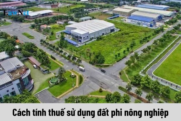 Cách tính thuế sử dụng đất phi nông nghiệp năm 2024 như thế nào?