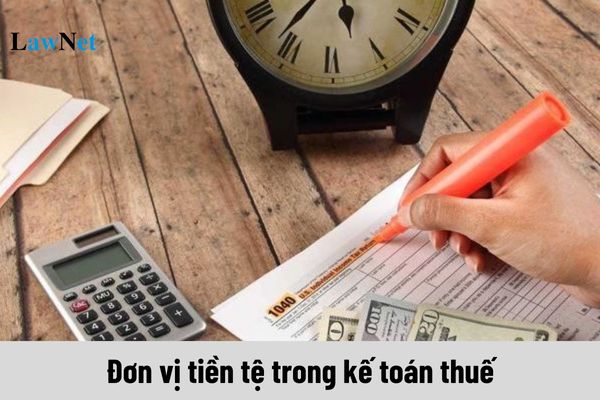 Đơn vị tiền tệ trong kế toán thuế được sử dụng như thế nào?