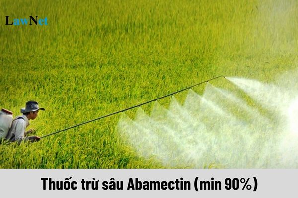 Mức thuế suất thuế GTGT của thuốc trừ sâu Abamectin (min 90%) là bao nhiêu?