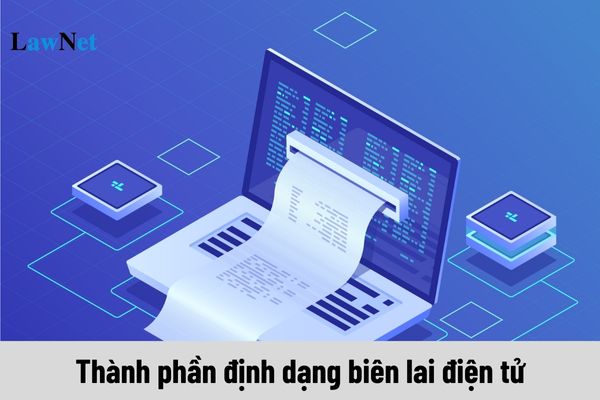 Thành phần định dạng biên lai điện tử hiện nay như thế nào?