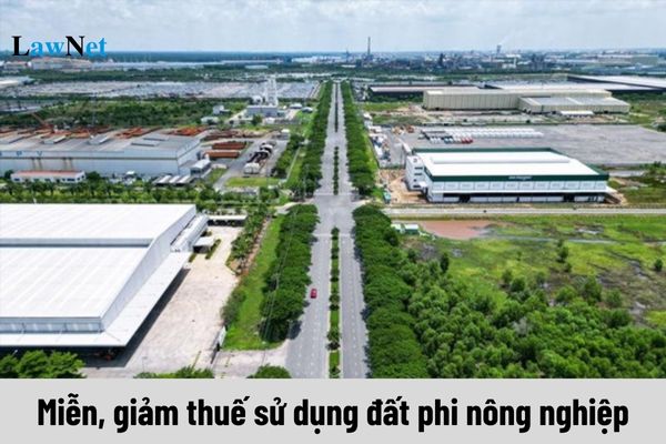 Miễn, giảm thuế sử dụng đất phi nông nghiệp theo nguyên tắc nào?