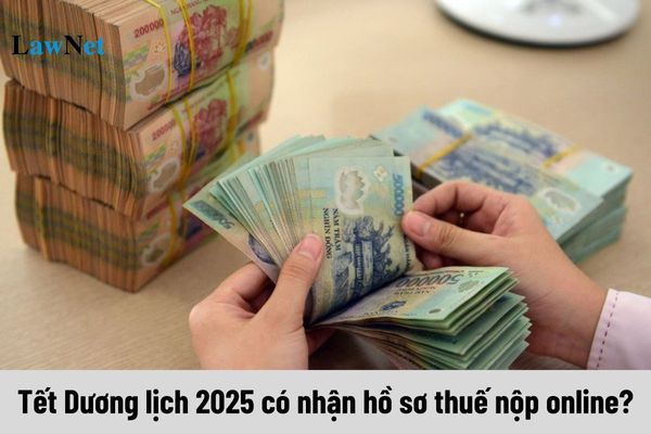 Tết Dương lịch 2025 có nhận hồ sơ thuế nộp online không?