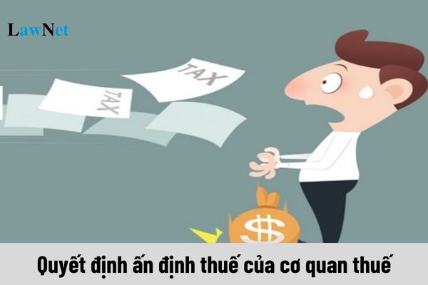 Mẫu 01/AĐT quyết định ấn định thuế của cơ quan thuế như thế nào?