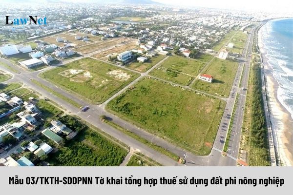 Mẫu 03/TKTH-SDDPNN Tờ khai tổng hợp thuế sử dụng đất phi nông nghiệp như thế nào?