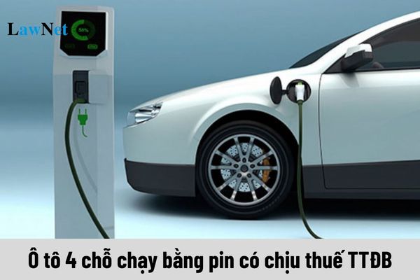 Mua xe ô tô 4 chỗ chạy bằng pin có chịu thuế TTĐB không?