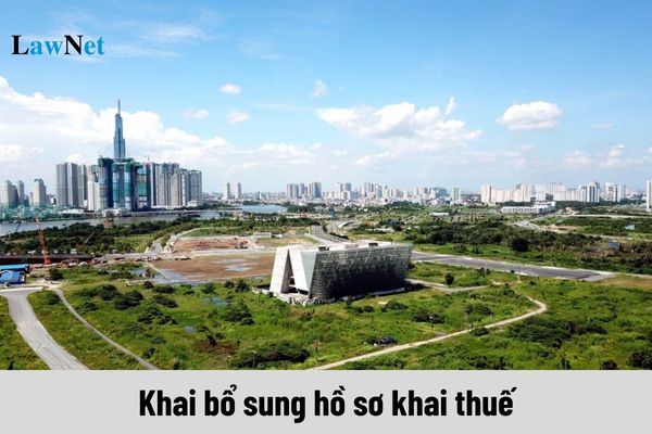 Khai bổ sung hồ sơ khai thuế sử dụng đất phi nông nghiệp trong trường hợp nào?