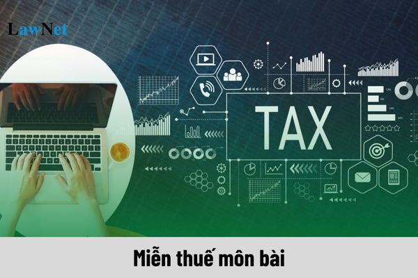 Miễn thuế môn bài đối với 7 trường hợp nào?