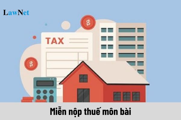 Cases exempt from business license tax in 2024