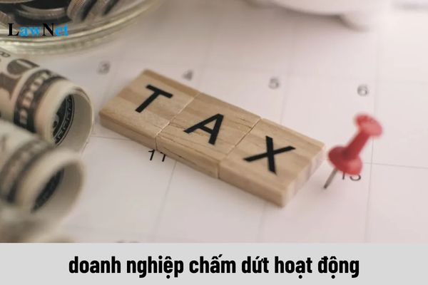 Thời hạn nộp hồ sơ khai thuế đối với doanh nghiệp chấm dứt hoạt động?