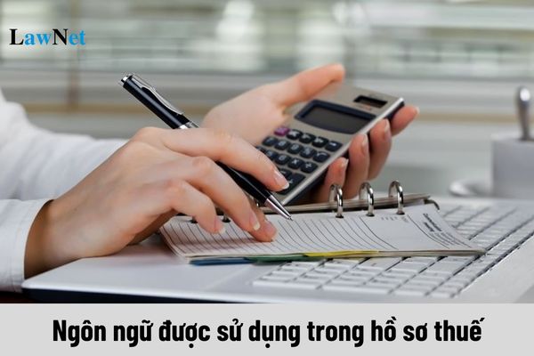 Ngôn ngữ được sử dụng trong hồ sơ thuế là gì?