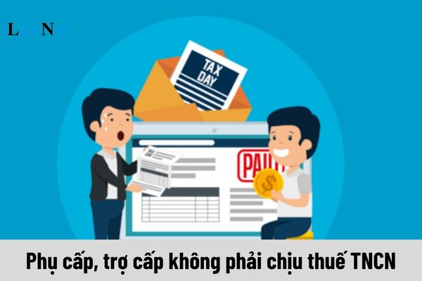 Khoản phụ cấp, trợ cấp nào không phải chịu thuế thu nhập cá nhân?