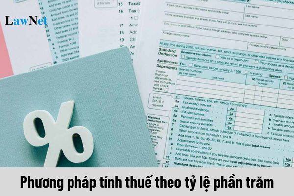 Basis for determining tax rates for imported goods applying the tax calculation method by percentage