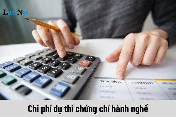 Chi phí dự thi chứng chỉ hành nghề dịch vụ làm thủ tục về thuế được quy định thế nào?