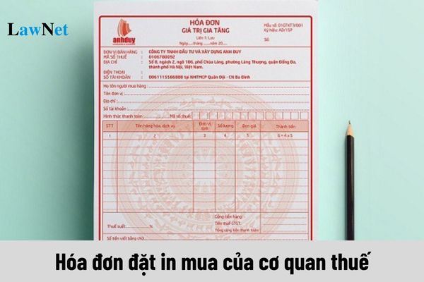 Tiêu hủy hóa đơn đặt in mua của cơ quan thuế trong trường hợp nào?