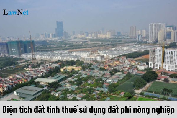 Diện tích đất tính thuế sử dụng đất phi nông nghiệp được quy định như thế nào?