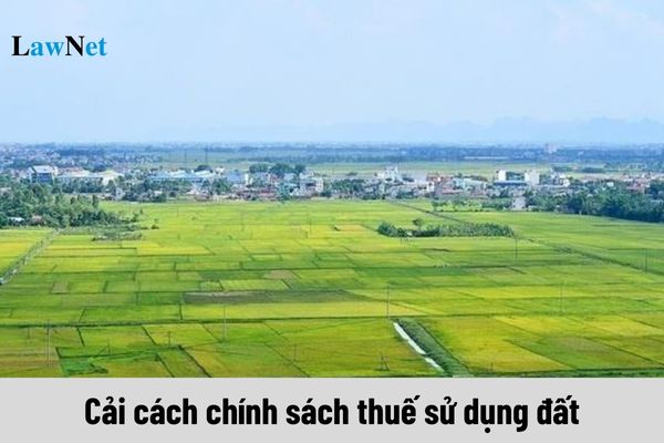 Cải cách chính sách thuế sử dụng đất nông nghiệp và thuế sử dụng đất phi nông nghiệp đến năm 2030 theo giải pháp gì?