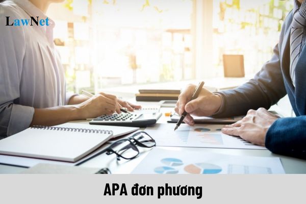 APA đơn phương là gì? Ai xây dựng bản dự thảo APA đơn phương?