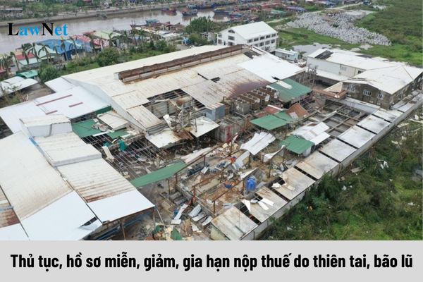 Hướng dẫn thủ tục, hồ sơ miễn, giảm, gia hạn nộp thuế do ảnh hưởng thiên tai, bão lũ theo Công văn 4962/CTTBI-TTHT 2024 thế nào?