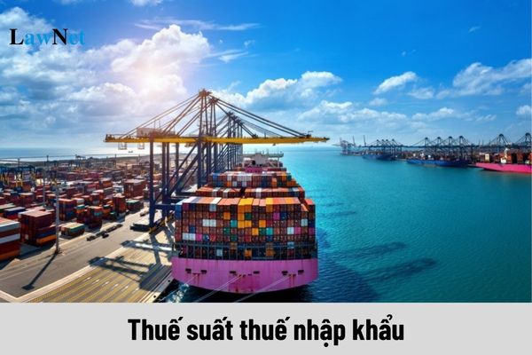 Đến năm 2025 số lượng mức thuế suất thuế nhập khẩu giảm còn bao nhiêu?