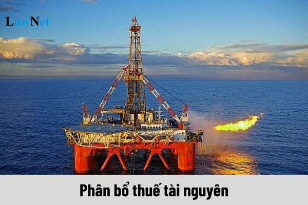 Phân bổ thuế tài nguyên trong trường hợp nào?