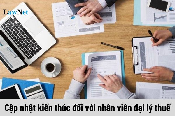 Số giờ cập nhật kiến thức đối với nhân viên đại lý thuế có được cộng dồn hay không?