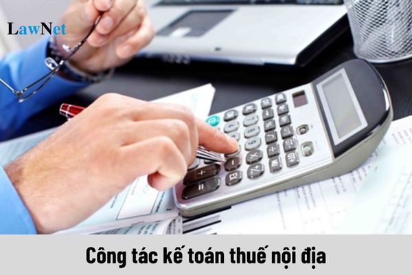 What are the tasks of domestic tax accounting?