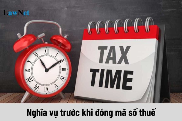 Hộ kinh doanh phải hoàn thành nghĩa vụ gì trước khi đóng mã số thuế?