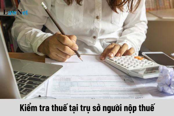 Chỉ được thực hiện kiểm tra thuế tại trụ sở người nộp thuế khi nào?