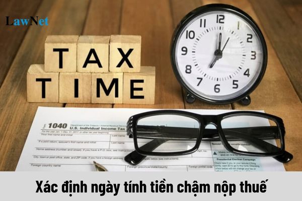 Determining the Date for Calculating Late Tax Payment Penalty from Which Point?