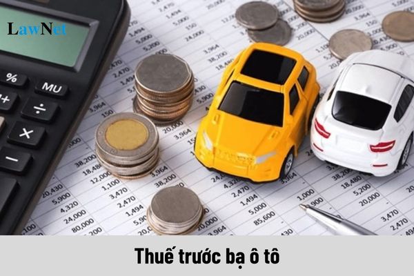 Mức thuế trước bạ ô tô hiện nay là bao nhiêu?