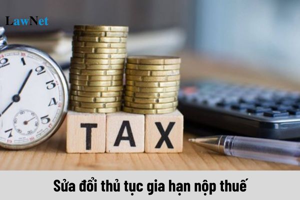 Sửa đổi thủ tục gia hạn nộp thuế theo Quyết định 2127 ra sao?