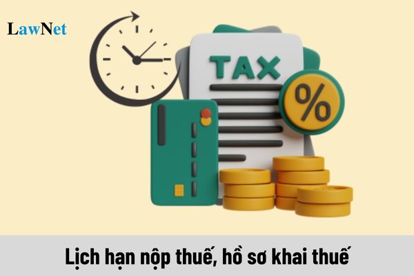 Lịch hạn nộp thuế, hồ sơ khai thuế trong tháng 10/2024?