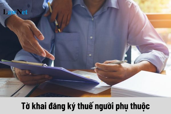 Tờ khai đăng ký thuế người phụ thuộc theo mẫu 20-ĐK-TCT?