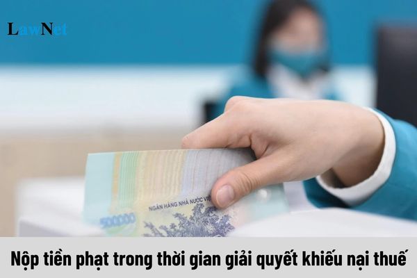 Người nộp thuế có phải nộp tiền phạt trong thời gian giải quyết khiếu nại thuế không?