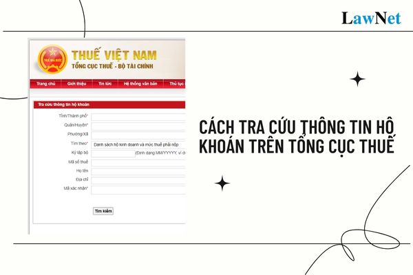 Hướng dẫn tra cứu thông tin hộ khoán trên Tổng cục Thuế?