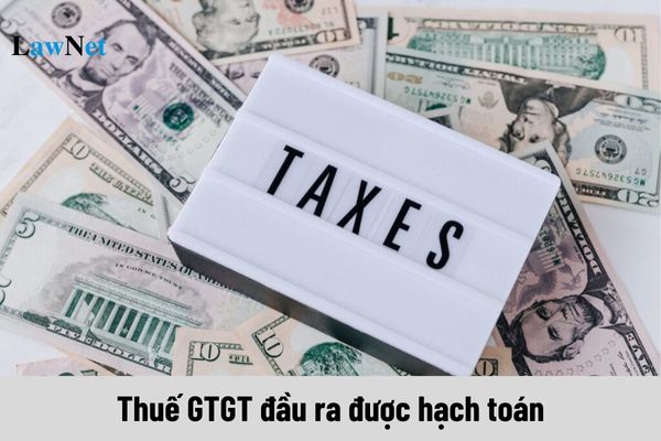 Thuế GTGT đầu ra được hạch toán thông qua tài khoản kế toán nào?